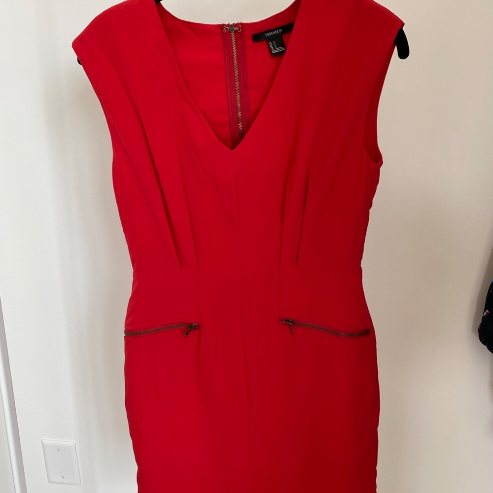Forever 21 Red Dress Small